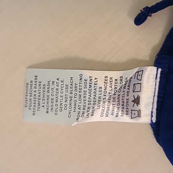 Sleeveless tunic, Royal blue, size x-small new condition. Never worn. - Picture 9 of 9